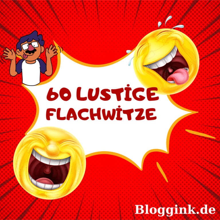 60 lustige Flachwitze für jeden Humor + 10 Kalauer Bloggink