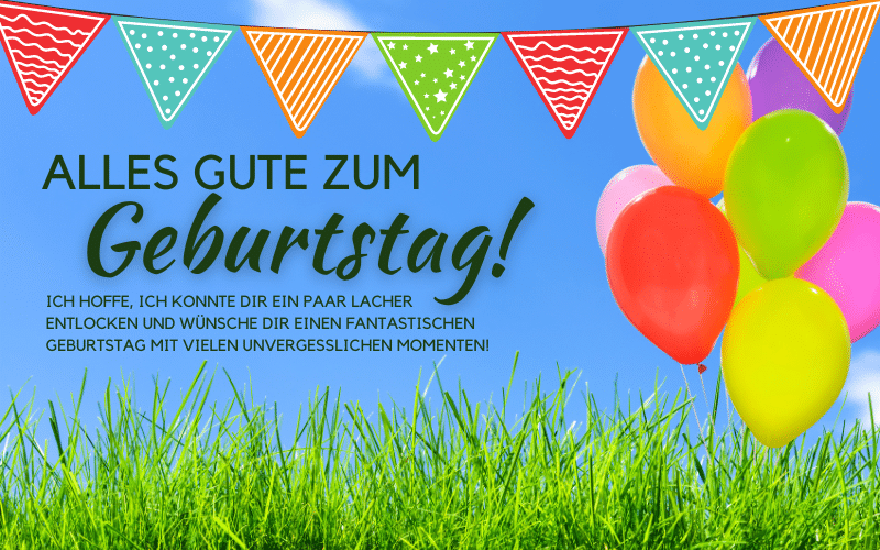 Alles Gute zum Geburtstag 50+ beste Sprüche mit Bildern