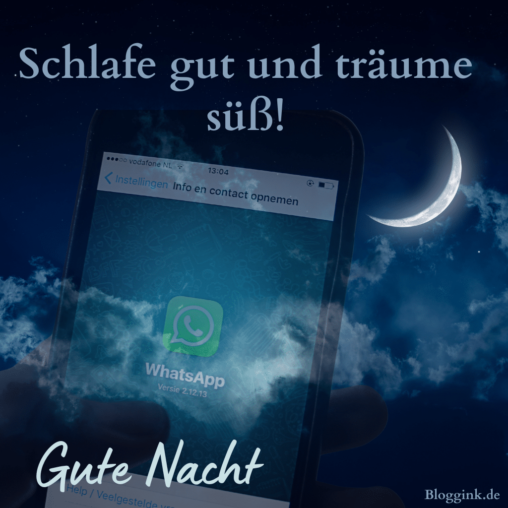 Gute Nacht Sprüche für WhatsApp