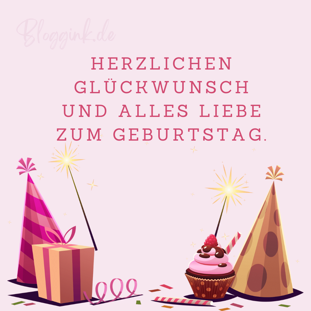 Geburtstagsbilder Herzlichen Glückwunsch und alles Liebe zum Geburtstag. Bloggink.de