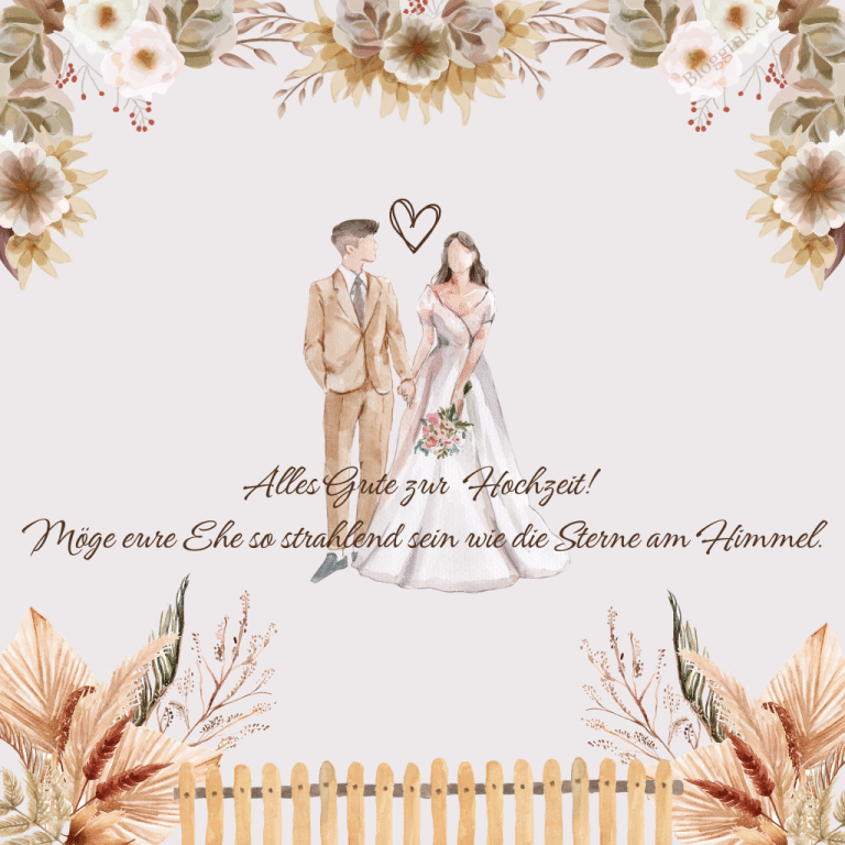 50 Glückwünsche zur Hochzeit Bloggink.de