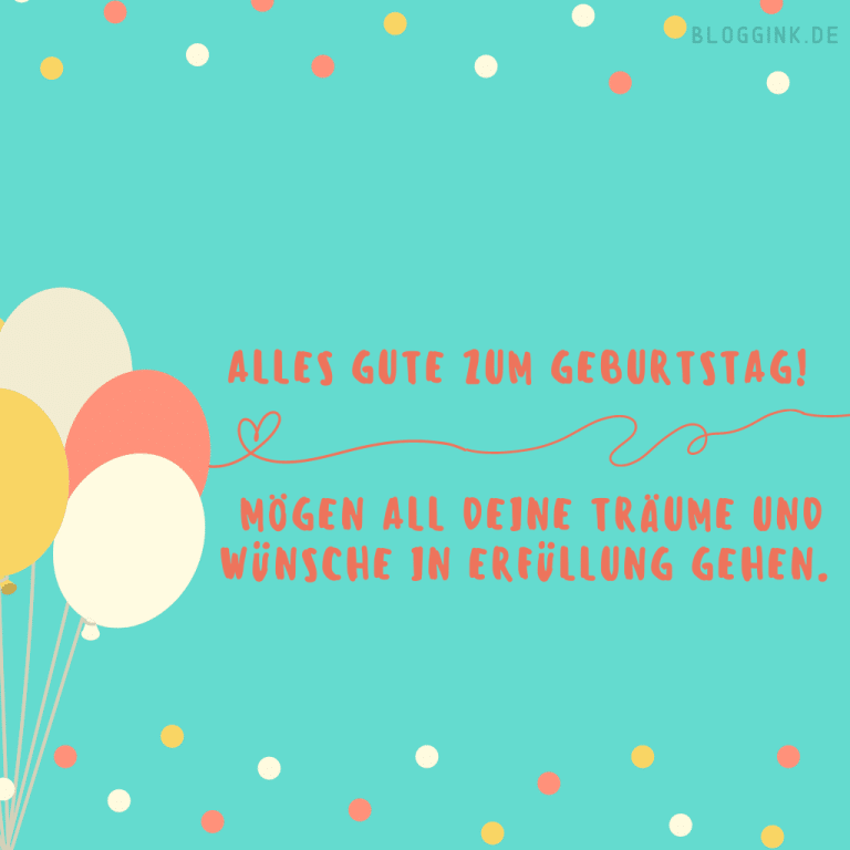 Geburtstagssprüche und herzliche Wünsche für WhatsApp Bloggink.de