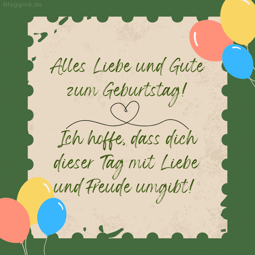 Geburtstagswünsche Herzlichen Glückwunsch zum Geburtstag! Mögen all deine Träume wahr werden!Bloggink.de