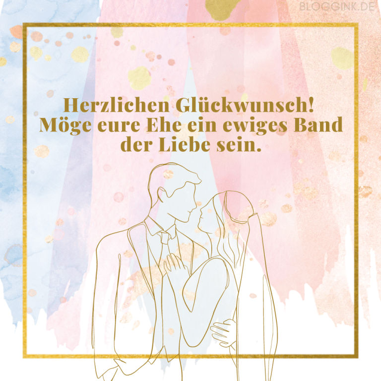 50 Glückwünsche zur Hochzeit Bloggink.de