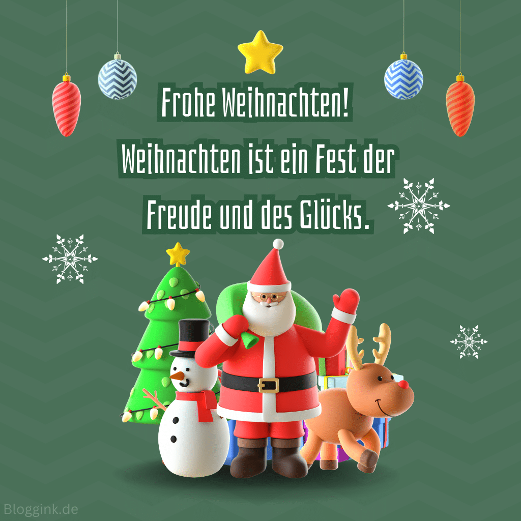 Weihnachtsbilder Frohe Weihnachten! Weihnachten ist ein Fest der Freude und des Glücks.Bloggink.de