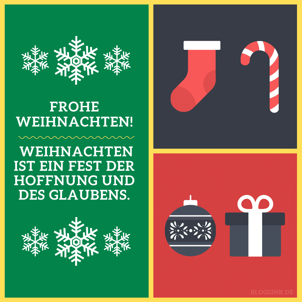 Weihnachtsbilder Frohe Weihnachten! Weihnachten ist ein Fest der Hoffnung und des Glaubens.Bloggink.de 