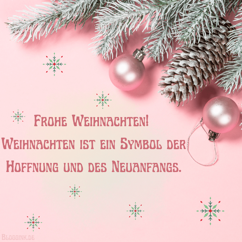 Weihnachtsbilder Frohe Weihnachten! Weihnachten ist ein Symbol der Hoffnung und des Neuanfangs.Bloggink.de
