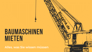 Baumaschinen Mieten