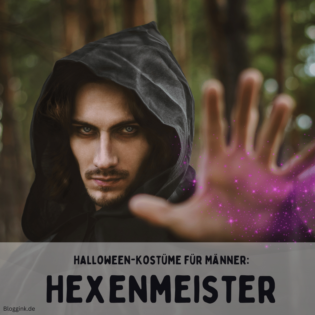 Halloween-Kostüme für Männer Hexenmeister Bloggink.de