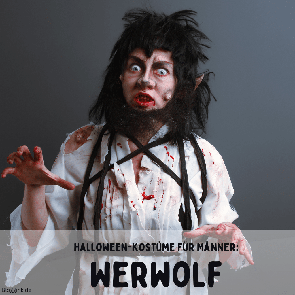 Halloween-Kostüme für Männer Werwolf Bloggink.de