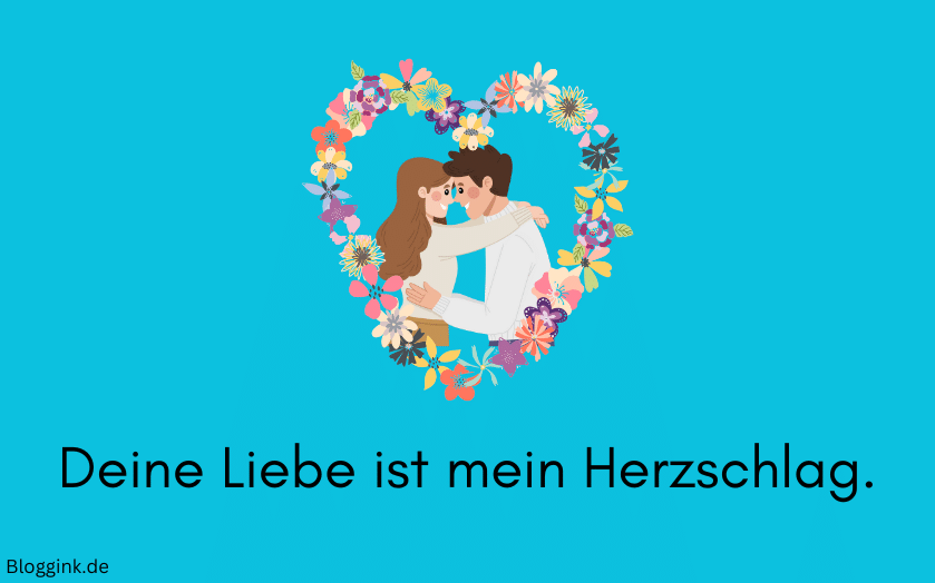 Valentinstags Bilder Deine Liebe ist mein Herzschlag.Bloggink.de