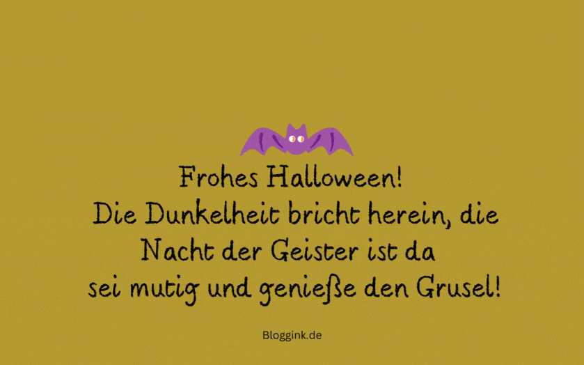 Halloween-GIFs Die Dunkelheit bricht herein... Bloggink.de