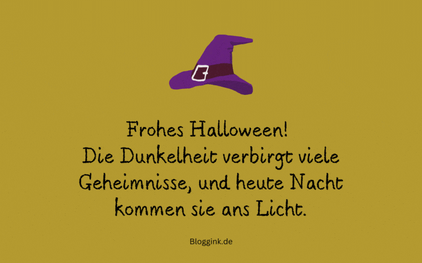 Halloween-GIFs Die Dunkelheit verbirgt viele... Bloggink.de