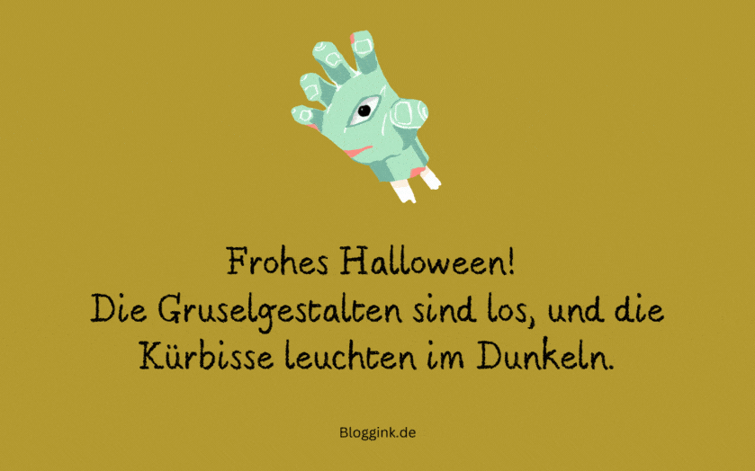 Halloween-GIFs Die Gruselgestalten sind los... Bloggink.de