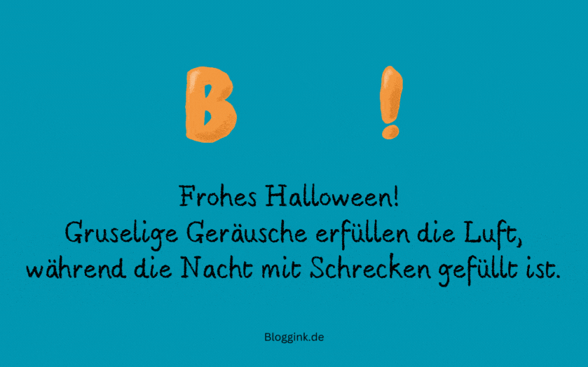 Halloween-GIFs Gruselige Geräusche erfüllen die Luft... Bloggink.de
