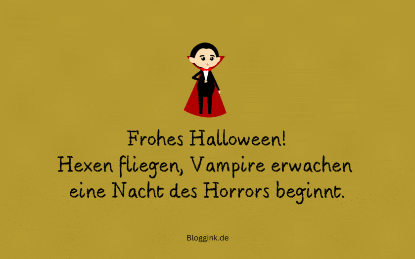 Halloween-GIFs Hexen fliegen, Vampire erwachen... Bloggink.de
