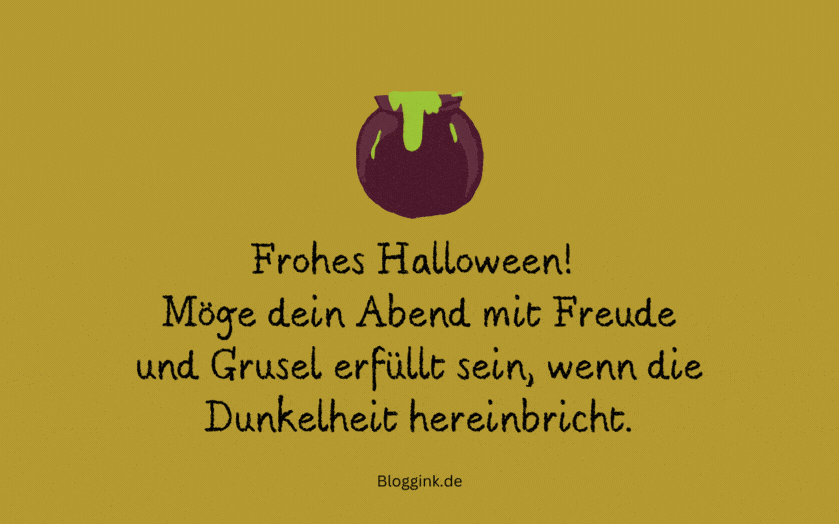 Halloween-GIFs Möge dein Abend mit Freude und Grusel erfüllt sein... Bloggink.de