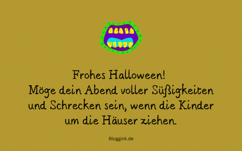 Halloween-GIFs Möge dein Abend voller Süßigkeiten... Bloggink.de 