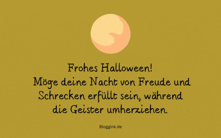 Halloween-GIFs Möge deine Nacht von Freude und... Bloggink.de