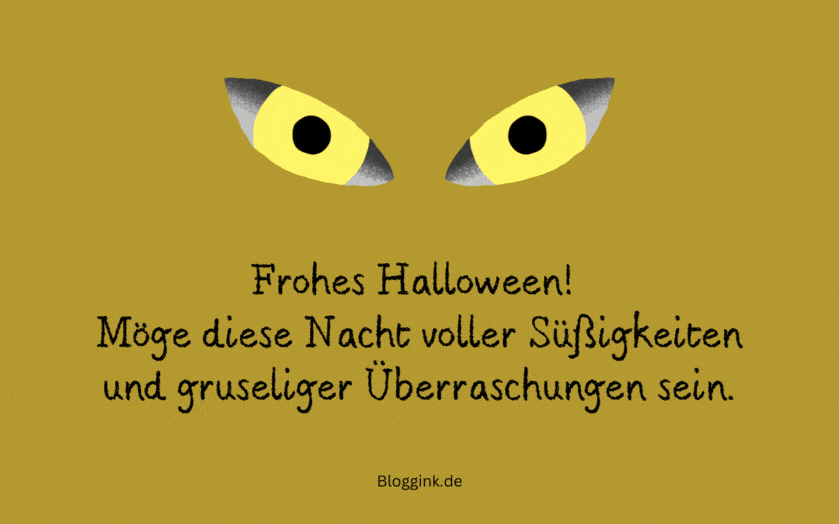 Halloween-GIFs Möge diese Nacht voller Süßigkeiten... Bloggink.de