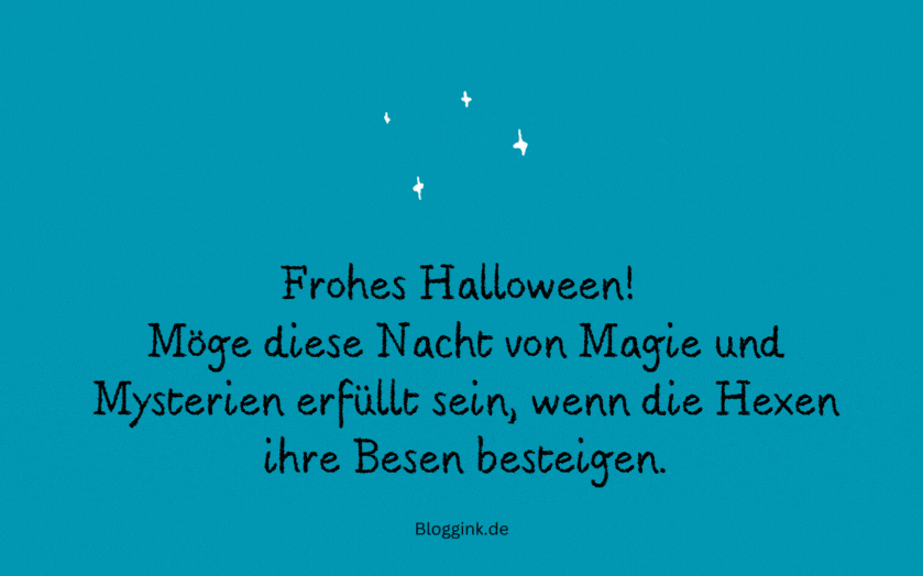 Halloween-GIFs Möge diese Nacht von Magie und... Bloggink.de