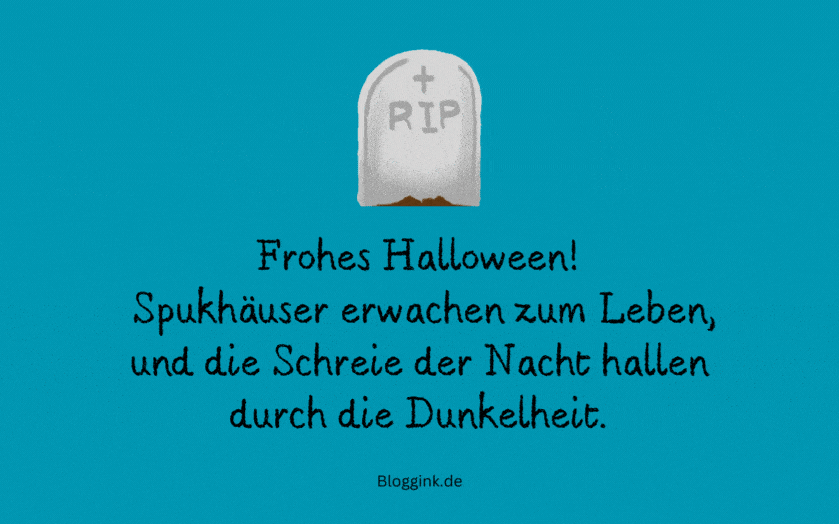 Halloween-GIFs Spukhäuser erwachen zum Leben... Bloggink.de