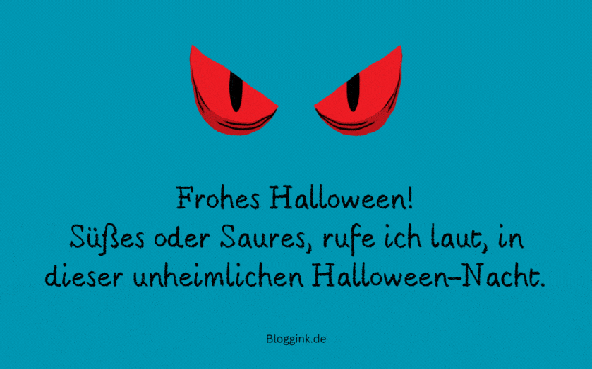 Halloween-GIFs Süßes oder Saures, rufe ich laut... Bloggink.de