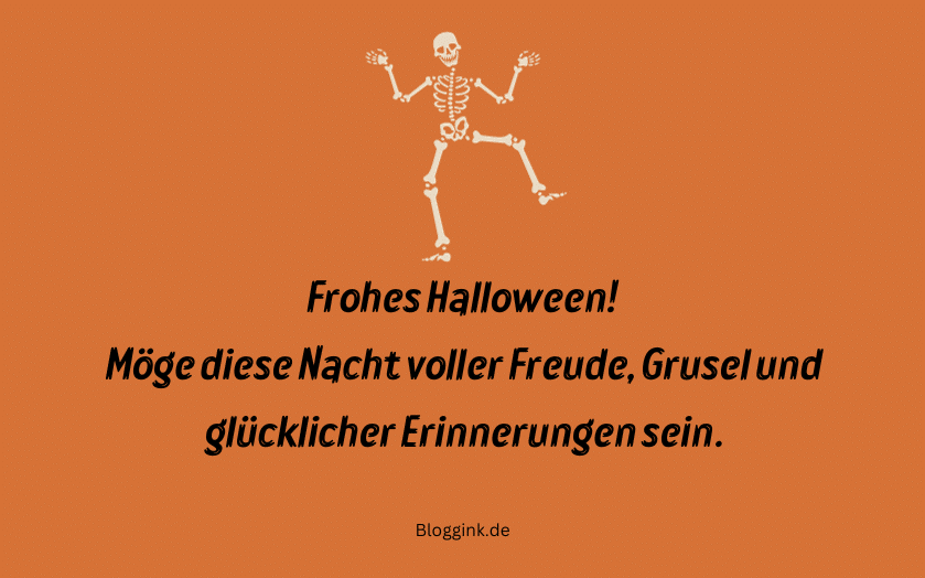 Halloween-Wünsche Möge diese Nacht voller Freude, Grusel und... Bloggink.de