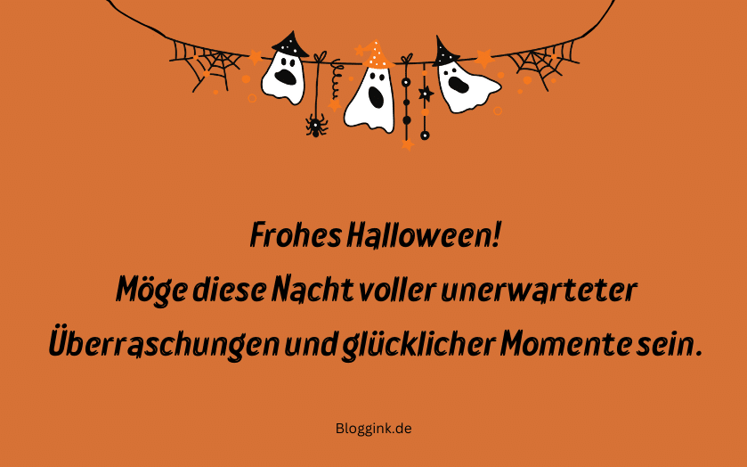 Halloween-Wünsche Möge diese Nacht voller unerwarteter... Bloggink.de