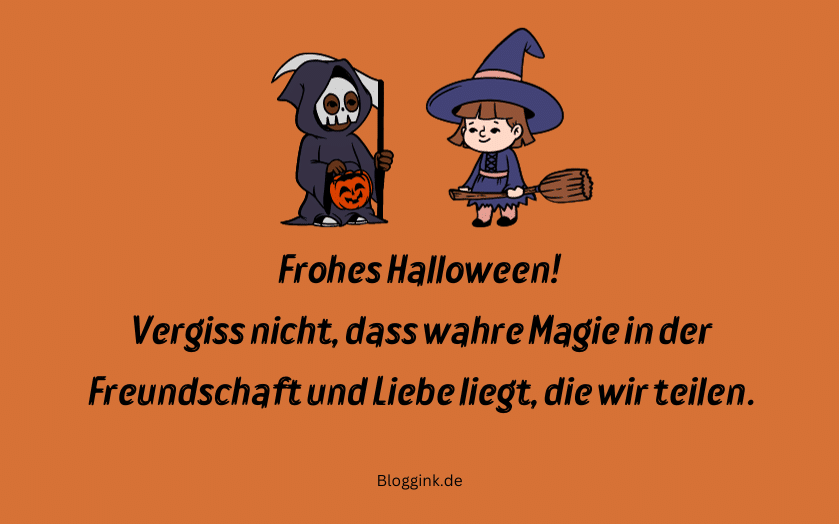 Halloween-Wünsche Vergiss nicht, dass wahre Magie in der... Bloggink.de