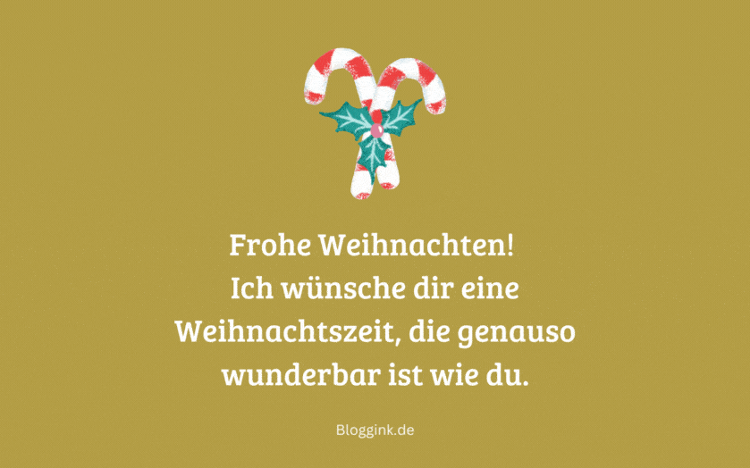 Weihnachts-GIFs Ich wünsche dir eine...Bloggink.de
