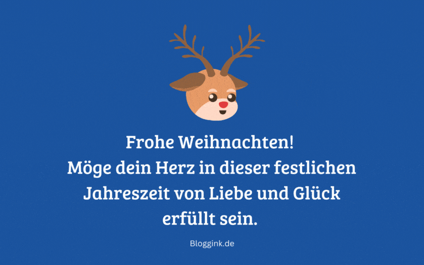 Weihnachts-GIFs Möge dein Herz in dieser festlichen...Bloggink.de