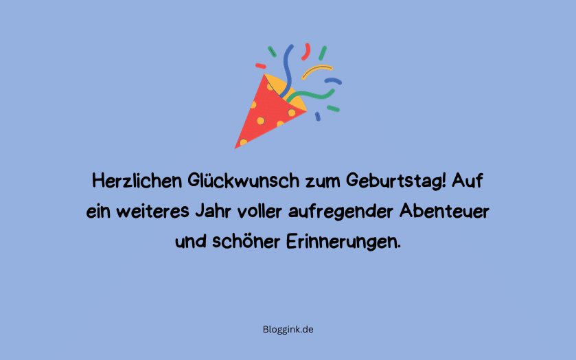 170 Geburtstagswünsche für besondere Menschen Herzlichen Glückwunsch zum...Bloggink.de