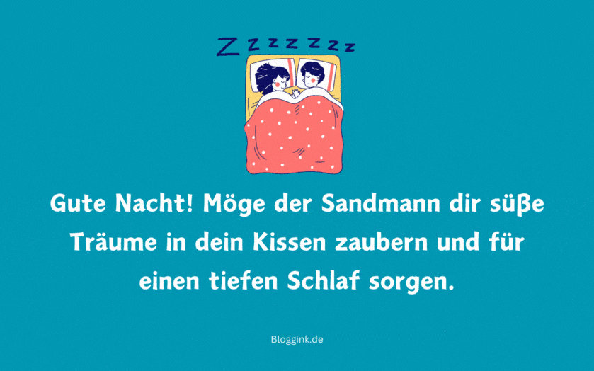 Guten Nacht-GIFs Gute Nacht! Möge der Sandmann...Bloggink.de