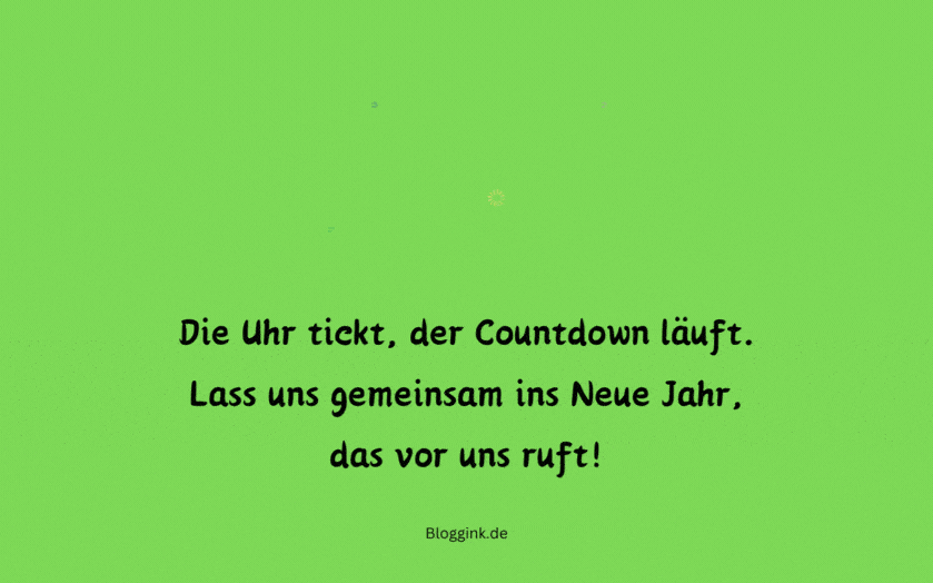 Silvester-GIFs Die Uhr tickt, der Countdown läuft...Bloggink.de