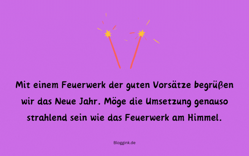 Silvester-GIFs Mit einem Feuerwerk der guten...Bloggink.de