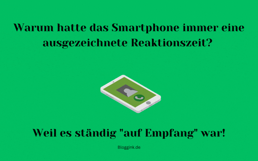 Witzige GIFs Warum hatte das Smartphone immer eine ausgezeichnete Reaktionszeit...Bloggink.de