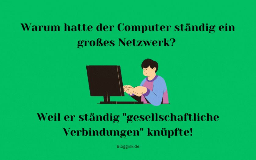 Witzige GIFs Warum hatte der Computer ständig ein großes Netzwerk...Bloggink.de