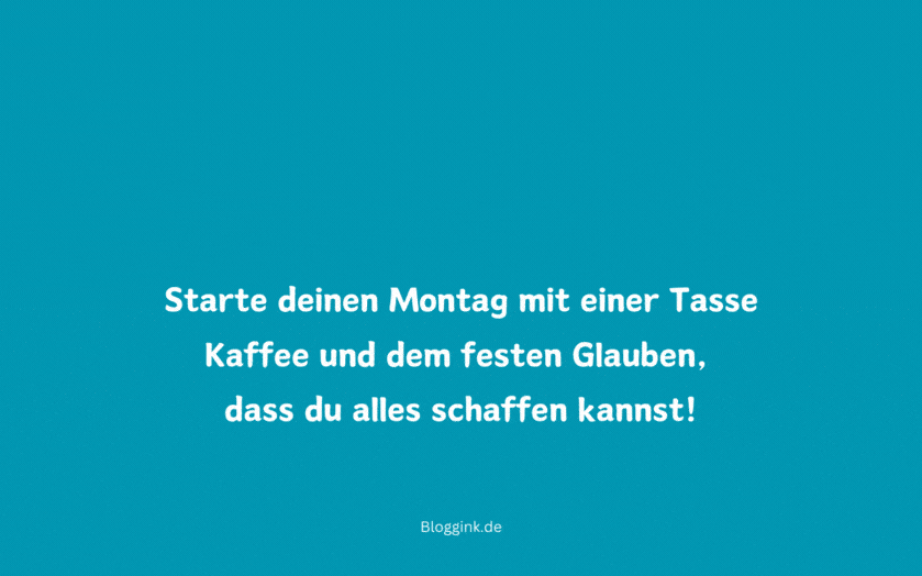 Montag-GIFs Starte deinen Montag mit...Bloggink.de