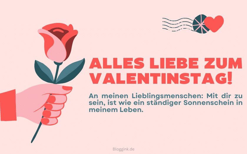 Valentinstag Bilder An meinen Lieblingsmenschen Mit dir zu sein, ist wie ein...Bloggink.de
