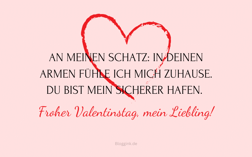 Valentinstag Bilder An meinen Schatz In deinen Armen fühle ich...Bloggink.de