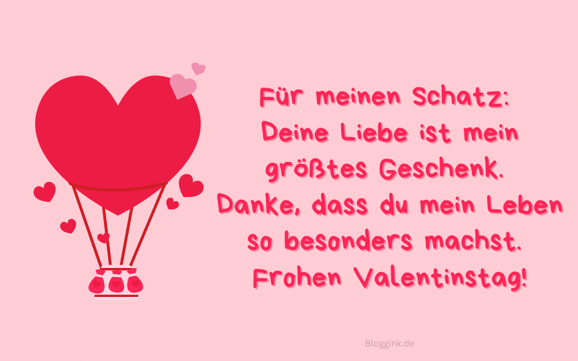 Valentinstag Bilder Für meinen Schatz Deine Liebe ist mein größtes Geschenk...Bloggink.de