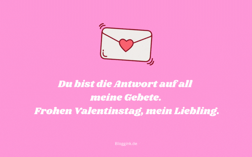 Valentinstag GIFs Du bist die Antwort auf all meine Gebete...Bloggink.de