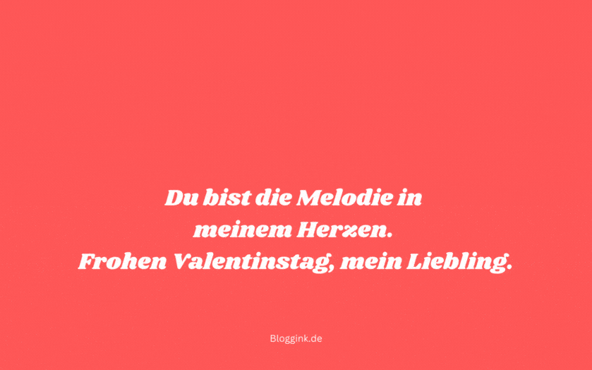 Valentinstag GIFs Du bist die Melodie in...Bloggink.de