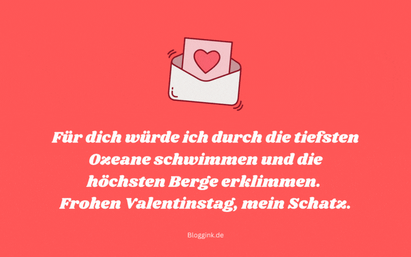 Valentinstag GIFs Für dich würde ich durch die tiefsten...Bloggink.de