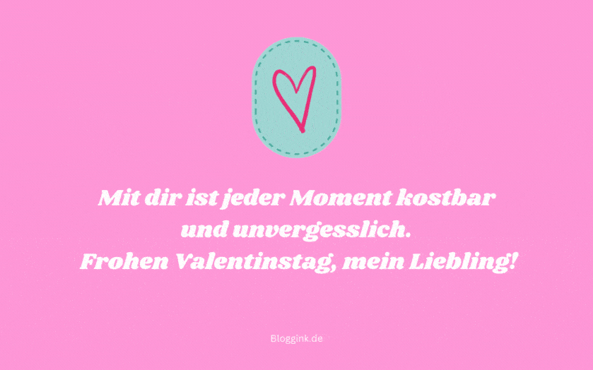 Valentinstag GIFs Mit dir ist jeder Moment kostbar...Bloggink.de