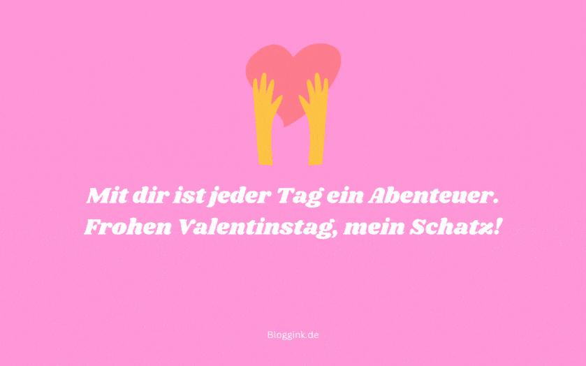 Valentinstag GIFs Mit dir ist jeder Tag...Bloggink.de